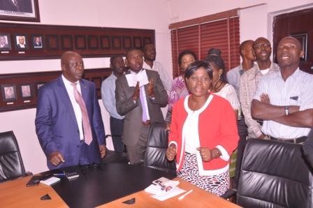 Photo of LAGOS PERMANENT SECRETARY TASKS STAFF ON EFFECTIVE SERVICE DELIVERY