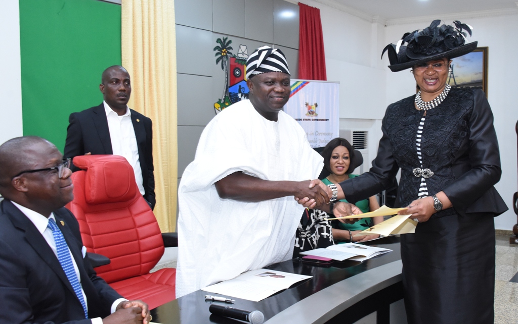 Photo of MAINTAIN HIGH STANDARD OF PROFESSIONAL COMPETENCE, INTEGRITY, AMBODE TASKS NEW JUDGES