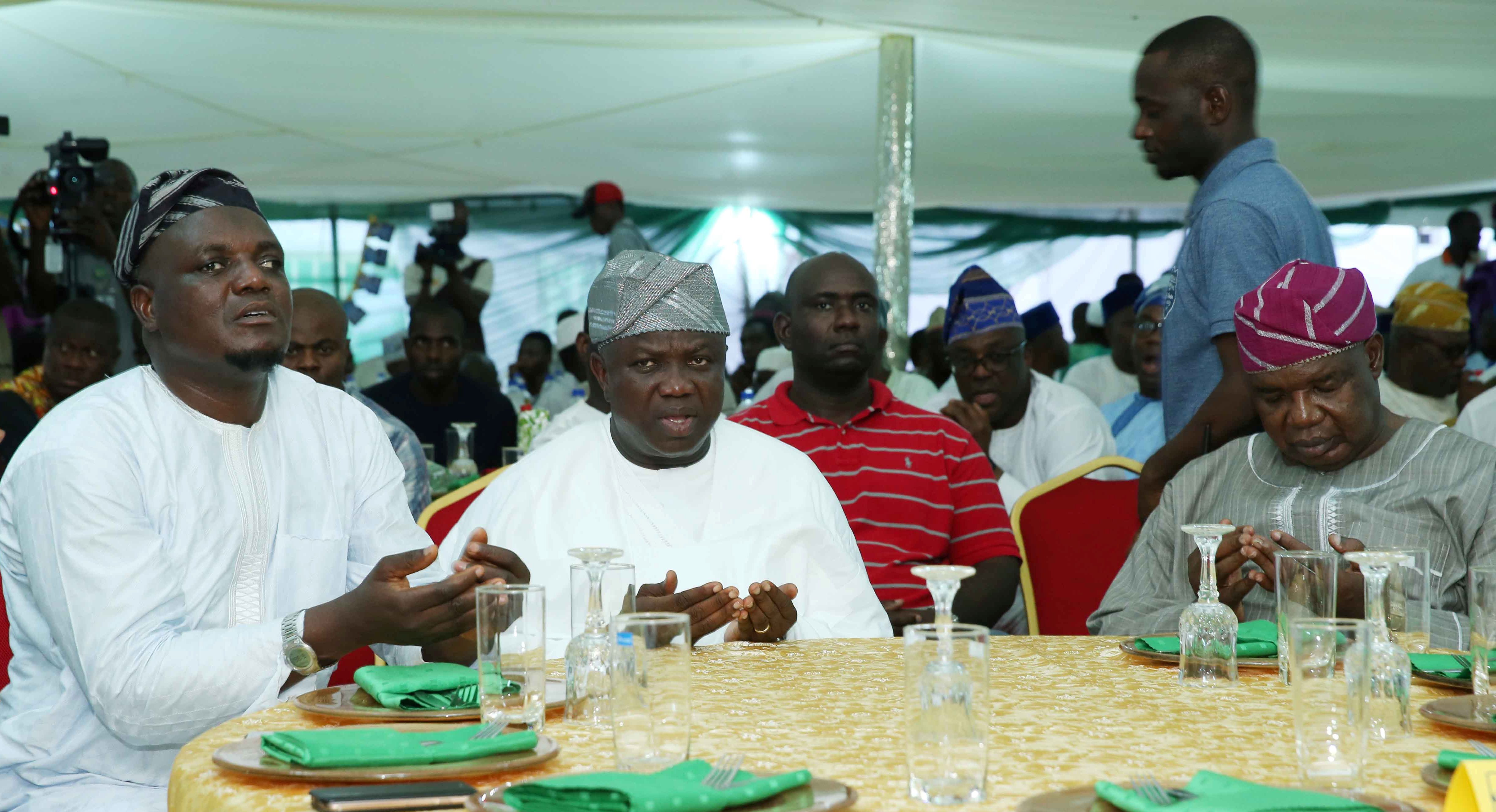 Photo of GOV. AMBODE AT BREAKING OF FAST WITH MUSLIMS AT LAGOS HOUSE, IKEJA