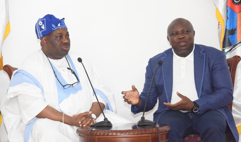 Photo of GOV. AMBODE RECEIVES OVATION MEDIA GROUP LED BY CHAIRMAN/PUBLISHER, MR. DELE MOMODU AT LAGOS HOUSE, IKEJA