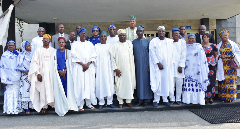 Photo of GOV. AMBODE RECEIVES LEADERS OF NASFAT ISLAMIC GROUP AT LAGOS HOUSE, IKEJA