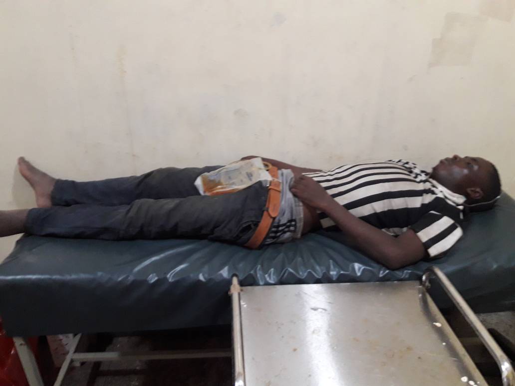 Photo of CELE BUS STOP MAN ADMITTED, RESPONDING TO TREATMENT
