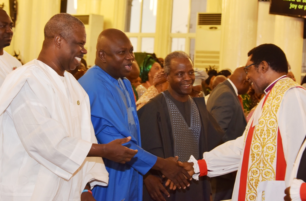 Photo of GOV. AMBODE AT 80TH BIRTHDAY THANKSGIVING SERVICE OF LT. GEN. THEOPHILUS DANJUMA (RTD) Inbox 	x