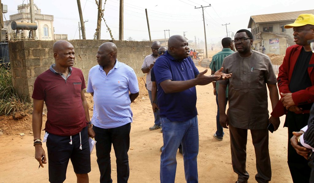 Photo of GOV. AMBODE INSPECTS ONGOING PROJECTS IN EPE