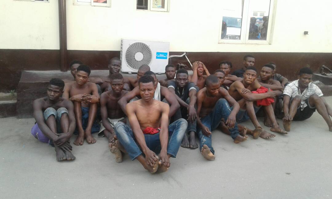 Photo of LNSC PARADES 19 CULTISTS TERRORISING IBEJU – LEKKI RESIDENTS