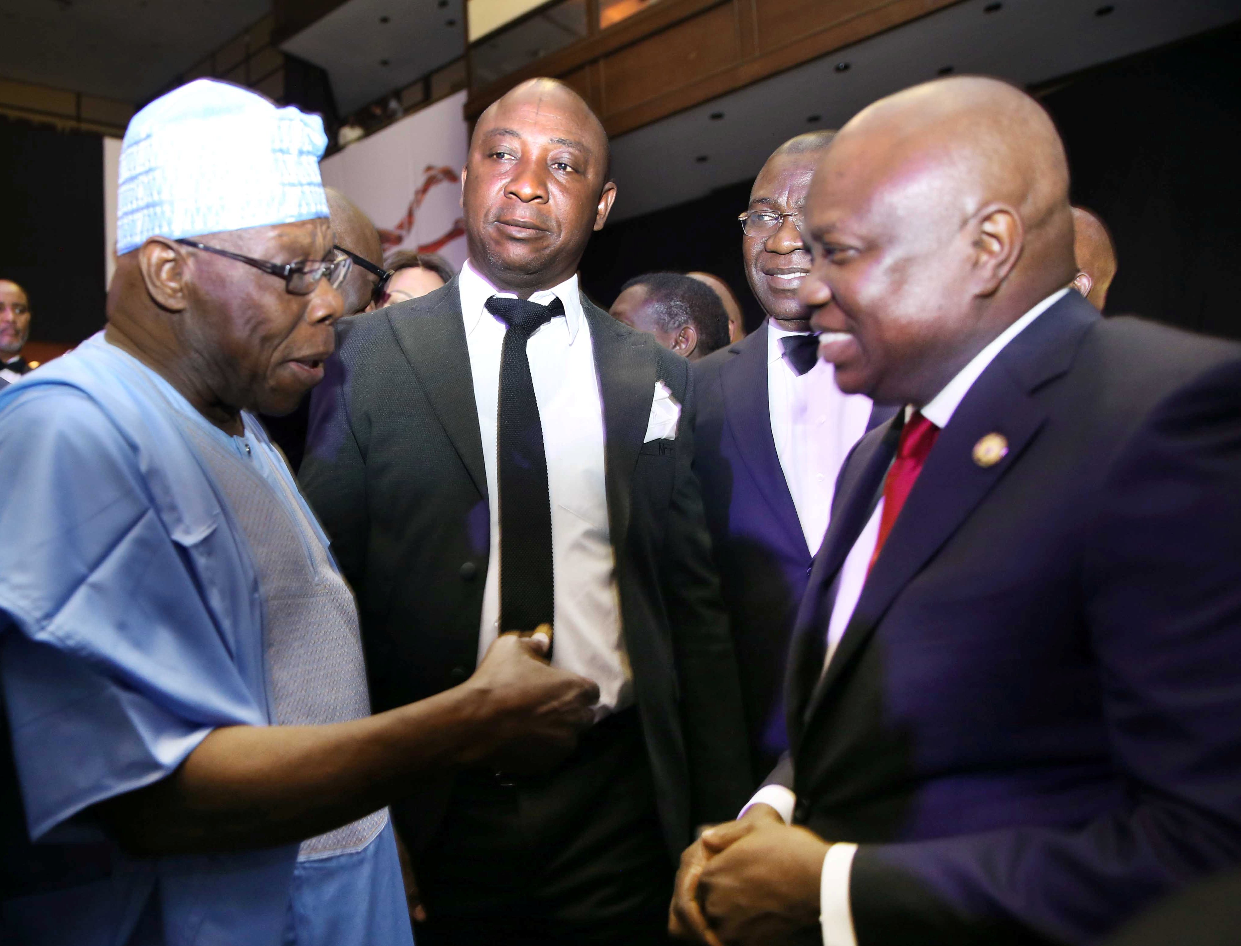 Photo of GOV. AMBODE, FORMER PRESIDENT OBASANJO ATTENDS 2017 AITEO CAF AWARDS IN GHANA