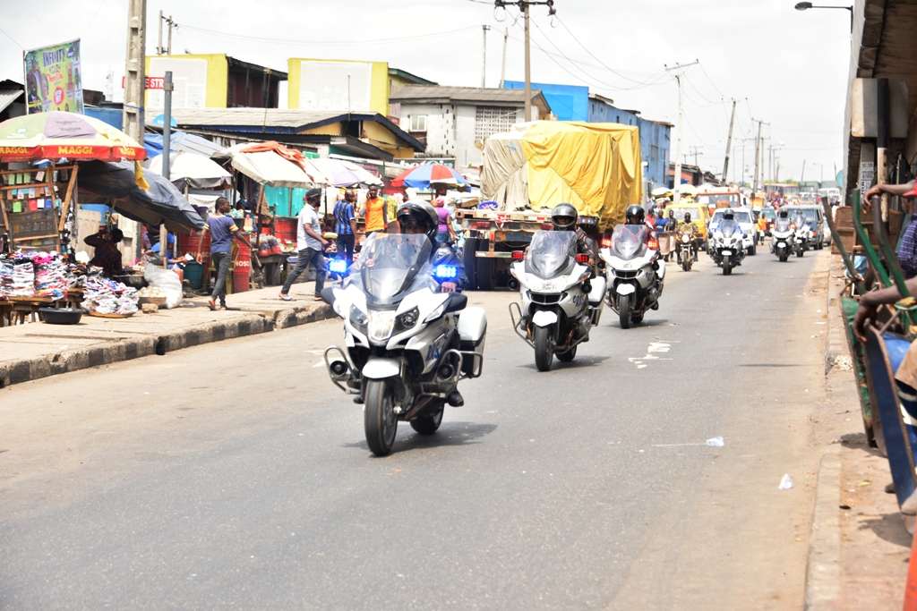 Photo of MEN OF RAPID RESPONSE SQUAD (RRS) PATROLS ACROSS THE STATE WITH THE NEWLY DONATED POWER BIKES
