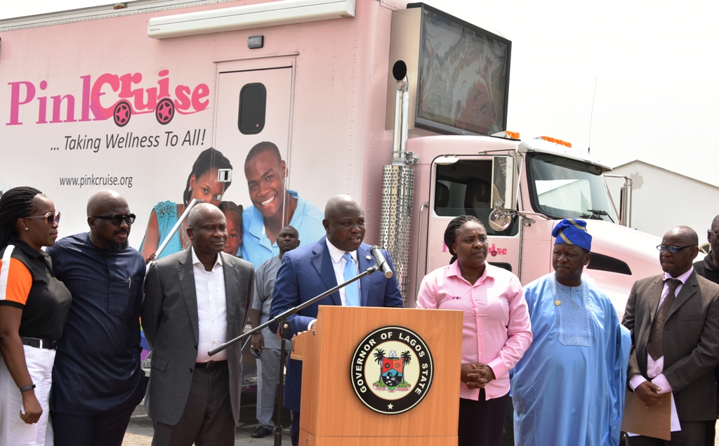 Photo of LAGOS DONATES N365M MOBILE CLINIC FOR CANCER TREATMENT