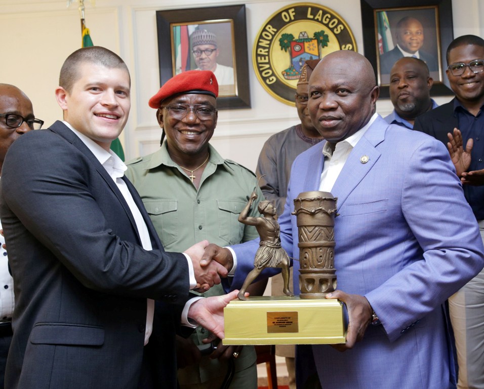Photo of GOV. AMBODE RECEIVES MINISTER OF YOUTH AND SPORTS WITH THE INTERNATIONAL PARALYMPICS COMMITTEE AT LAGOS HOUSE, ALAUSA, IKEJA