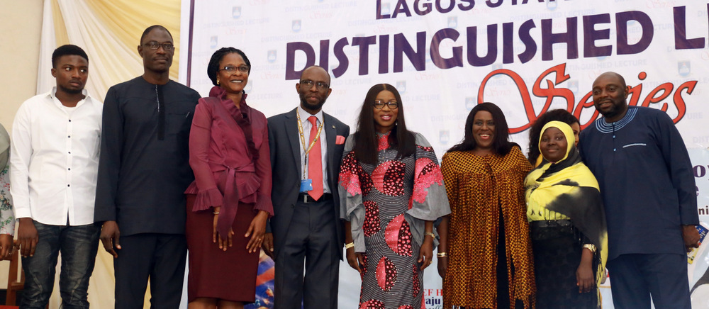 Photo of WIFE OF LAGOS STATE GOVERNOR, MRS BOLANLE AMBODE ATTENDS 2ND LASU DISTINGUISHED LECTURE SERIES AT THE UNIVERSITY AUDITORIUM, OJO