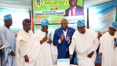 Photo of GOV AMBODE ATTENDS 75TH ANNIVERSARY BUSINESS LECTURE OF ISLAND CLUB ON THURSDAY, NOVEMBER 1, 2018