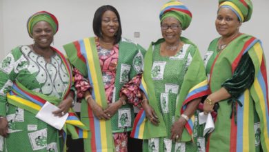 Photo of WIFE OF LAGOS STATE GOVERNOR, MRS BOLANLE AMBODE, INAUGURATED AS PATRON OF NATIONAL COUNCIL OF WOMEN’S SOCIETIES AT GOVERNMENT HOUSE, ALAUSA, IKEJA