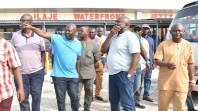 Photo of GOV AMBODE INSPECTS ILAJE WATERFRONT JETTY, BARIGA