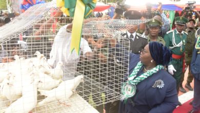 Photo of GOV. AMBODE LAYS WREATH AT 2019 ARMED FORCES DAY CELEBRATION IN LAGOS, ON TUESDAY, JANUARY 15, 2019