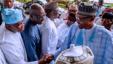 Photo of GOV. AMBODE CONGRATULATES PRESIDENT BUHARI AND VICE PRESIDENT OSINBAJO ON RE-ELECTION IN ABUJA, ON WEDNESDAY, FEBRUARY 27, 2019