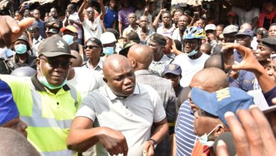 Photo of GOV. AMBODE VISITS SCENE OF BUILDING COLLAPSE AT MASSEY STREET, ITA-FAAJI IN LAGOS ISLAND ON WEDNESDAY
