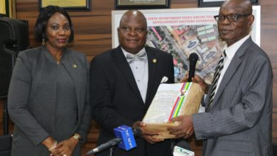 Photo of SUBMISSION OF REPORT BY THE COMMITTEE SET UP TO INVESTIGATE THE COLLAPSED BUILDING AT ITA-FAAJI, LAGOS ISLAND