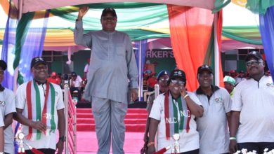 Photo of GOV AMBODE ATTENDS WORKERS’ DAY CELEBRATION AT AGEGE STADIUM, LAGOS ON WEDNESDAY, MAY 1, 2019