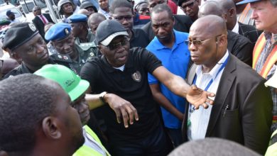 Photo of GOV SANWO-OLU, HIS DEPUTY, DR HAMZAT INSPECT APAPA PORT ON THURSDAY, MAY 30, 2019