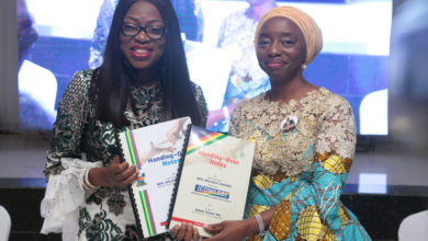 Photo of HANDING OVER CEREMONY TO DR. (MRS) IBIJOKE SANWO-OLU BY HER PREDECESSOR IN OFFICE AS THE NEW CHAIRPERSON OF  COMMITTEE OF WIVES OF LAGOS STATE OFFICIALS (COWLSO) ON SUNDAY