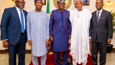 Photo of GOV. SANWO-OLU RECEIVES CHAIRMAN AND MANAGING DIRECTOR/CEO OF POLARIS BANK AT LAGOS HOUSE, MARINA