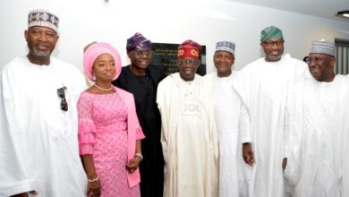 Photo of GOV. SANWO-OLU AND WIFE, DR. IBIJOKE ATTEND INAUGURAL JUNE 12 DEMOCRACY DAY CEREMONY AT EAGLE SQUARE, ABUJA