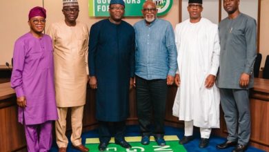 Photo of GOV. SANWO-OLU AT SOUTH WESTERN GOVERNOR’S MEETING IN ABUJA