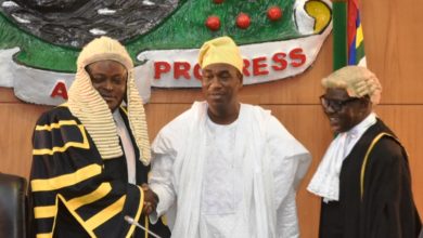 Photo of GOV. SANWO-OLU ATTENDS INAUGURATION OF 9TH LAGOS STATE HOUSE OF ASSEMBLY AT THE ASSEMBLY COMPLEX, ALAUSA, IKEJA, ON FRIDAY, JUNE 7, 2019