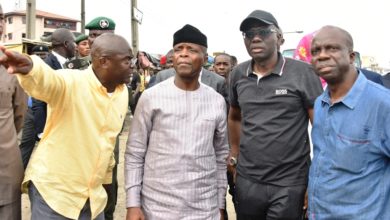 Photo of VICE PRESIDENT OSINBAJO, GOV. SANWO-OLU INSPECT APAPA TRAFFIC SITUATION ON SATURDAY, JUNE 22, 2019