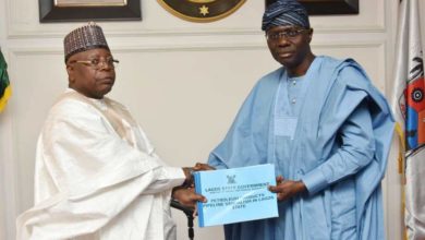 Photo of GOV SANWO-OLU RECEIVES SENATE AD-HOC COMMITTEE ON IJEGUN PIPELINE FIRE INCIDENT AT LAGOS HOUSE, ALAUSA, IKEJA ON FRIDAY, JULY 12, 2019