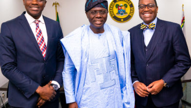 Photo of GOV. SANWO-OLU RECEIVES PRESIDENT OF AFRICAN DEVELOPMENT BANK, DR. AKINWUNMI ADESINA AT LAGOS HOUSE, ALAUSA, IKEJA, AT THE WEEKEND