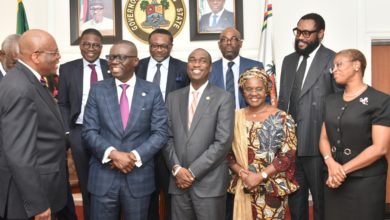 Photo of GOV. SANWO-OLU RECEIVES DELEGATION OF THE NIGERIAN BAR ASSOCIATION (NBA) AT LAGOS HOUSE, ALAUSA, IKEJA, ON THURSDAY, JULY 18, 2019