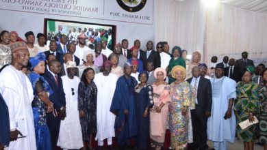 Photo of SANWO-OLU INAUGURATES CABINET, CHARGES MEMBERS ON SERVICE DELIVERY