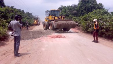 Photo of Palliative measure with Laterite and Crushed Stones along Ketu Roundabout-Epe by Oke-Osho inward Ketu Epe