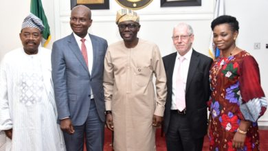 Photo of GOV. SANWO-OLU RECEIVES NIGERIAN-BRITISH CHAMBER OF COMMERCE EXECUTIVE COUNCIL MEMBERS AT LAGOS HOUSE, ALAUSA, IKEJA